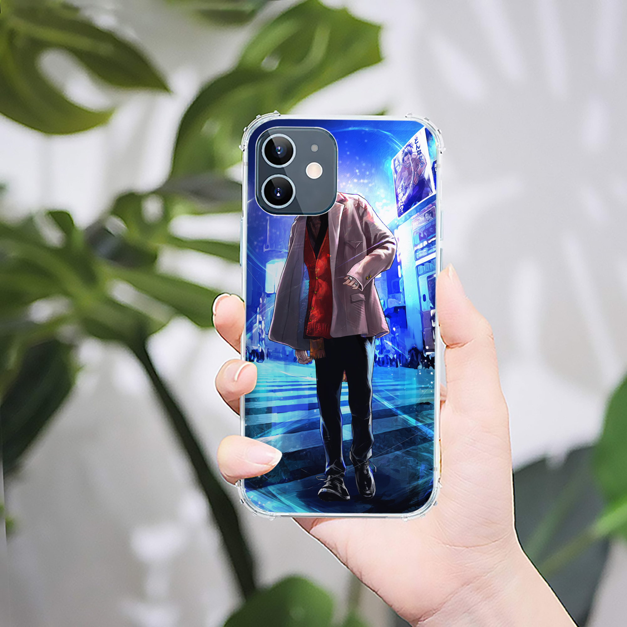 （画像用） 呪術廻戦 Jujutsu Kaisen 【iPhone 12シリーズ対応】透明スマホケース（クリアソフトケース）